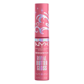 Nyx Professional Makeup, Bridgerton brillo labial, Tono: Angel Food Cake (rosa). Brillo labial. Fórmula vegana.