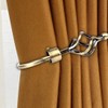 EGOERA Curtain Holdbacks, Crown Design Curtain Drapery Holdbacks Tieback, Curtain