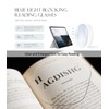 Hubeye Oprah Style Reading Glasses for Women Men Blue Light