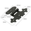 KOTARBAU® Set of 4 Decorative Hinges for Cupboard Asymmetrical Retro