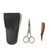Healeved 1 Set Beard Scissors Eyebrow Shaper Kit Teeth Jewelry