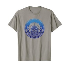 Maya mask, crop circle, Quetzalcoatl, Mexico Indians symbol T-Shirt
