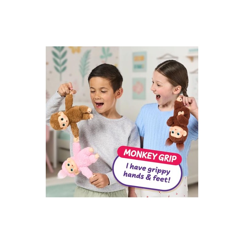 Little Live Pets Baby Monkey Minis – Chikki Cherry. Interactive