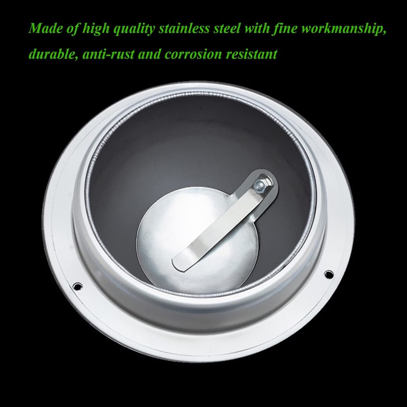4in Adjustable Air Vent Stainless Steel Airstream Ventilation Outlet Hood