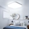 EASY EAGLE LED Ceiling Light Square: 6500 K Ceiling Light