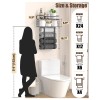 Aetyord Wall Mounted Towel Rack for Bathroom - Bath Storage