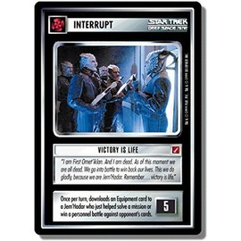 Decipher Star Trek CCG 1E BOG Blaze of Glory Victory is Life GC44