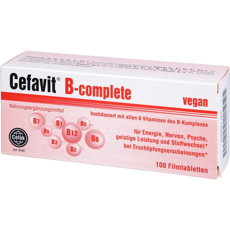Cefavit B-complete film-coated tablets