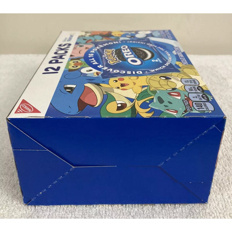 Oreo Pokémon 25th Anniversary Oreo 12pk Box Sealed Rare HTF