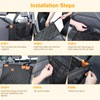 Pecute Dog Car Seat, Back Seat Extender for Dogs, Upgraded