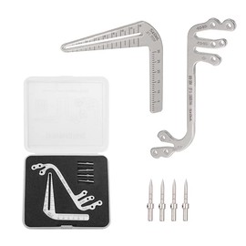 6pcs/Set Implant Guide Set Autoclavable Oral Planting Locator Positioning Angle Ruler Dentistry Materials