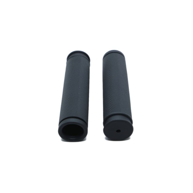 Beatus Bicycle Grip, Rubber, Anti-Slip, Basic Design, Fashionable Colors! (Gray)