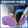 INFINAUTO Sanding Discs, 3inch 80 Grit Automotive Repair Round Hook