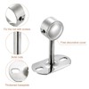sourcing map 2 Pcs Ceiling Mount Bracket, Wardrobe Pipe Bracket,