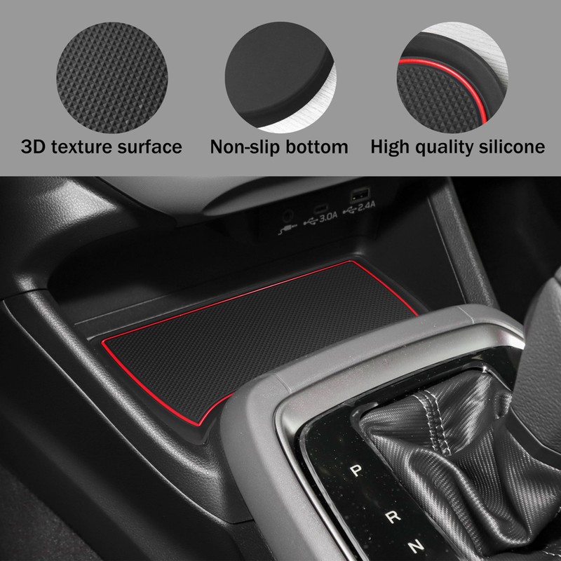 SENSHINE Cup Holder Insert Liner for Subaru Crosstrek/Impreza Accessories 2024