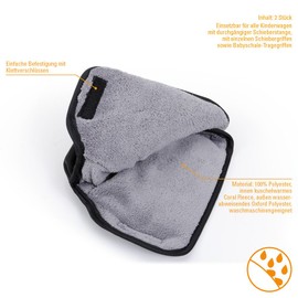 DIAGO Thermal Hand Muff for Child's Buggy Black/Grey