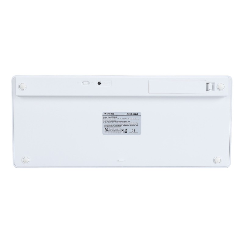 Ultra Thin Keyboard BT Wireless Splashing Proof Bilingual Language Keypad