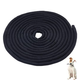 UNICRAFTALE Cable Wrap Cord Protector From Cats Dogs 5m Black Flexible Cable Sleeve for Cable Management Polyester Cable Cord Organizer Protect Cords From Pets for TV Computer Home Theater Office