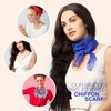 Basic Sense Square Chiffon Scarf Retro Lightweight Neck Scarves Bandana