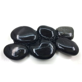 River stone Soap rest, MEDIUM SIZE soap saver 1 pz black color