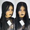 UniqueBraidedWigs Micro Box Braids Wig, Handmade Box Braided Wigs, Braided
