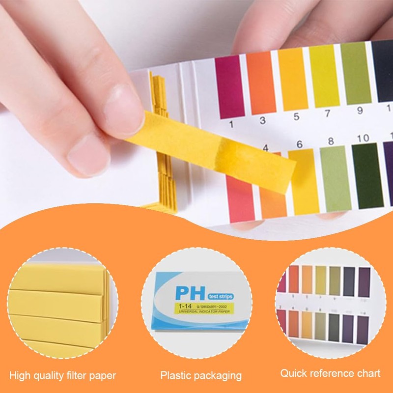 DWFEYOI Pack of 400 PH Test Strips, Litmus Paper, pH
