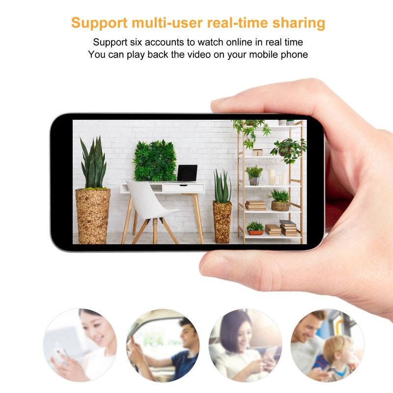 720P WiFi IP Camera Wireless Security Camera Night Vision Motion