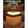 VOLISUN 4x4 Solar Fence - Post Cap Lights 12pack Outdoor