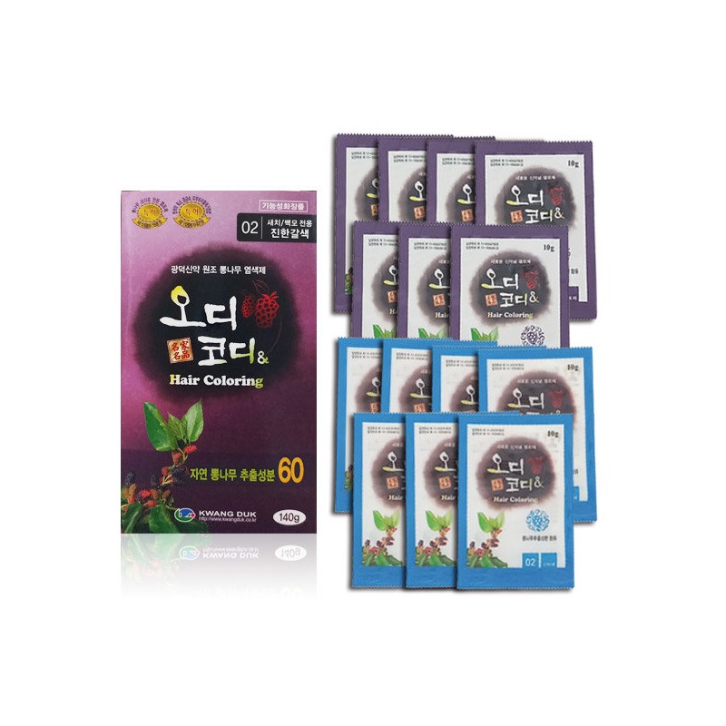ODCODI&amp;Hair Dye Pouch Type, 03_Natural Brown / 오디코디앤 헤어 염색약