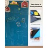 Magnetic Chalkboard Contact Paper for Wall Cute Shape Adhesive Magnetic