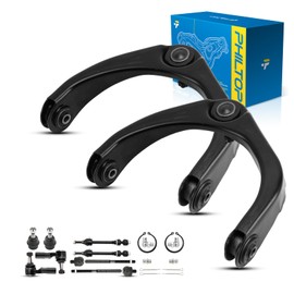PHILTOP Set of 10 Front Upper Control Arm & Ball Joint Assembly,Compatible with 2006-2008 Ram 1500