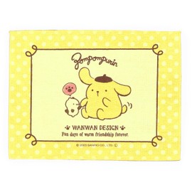 Sanrio Absorbent Placemat (Yellow (Pom Pom Plum)