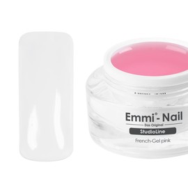 Emmi Nail Studioline French Gel Pink I LED UV Nail Polish for French Nails I Builder Gel for Gel Nails I Perfect Coverage I Medium Viscosity I Vegan I 30 ml