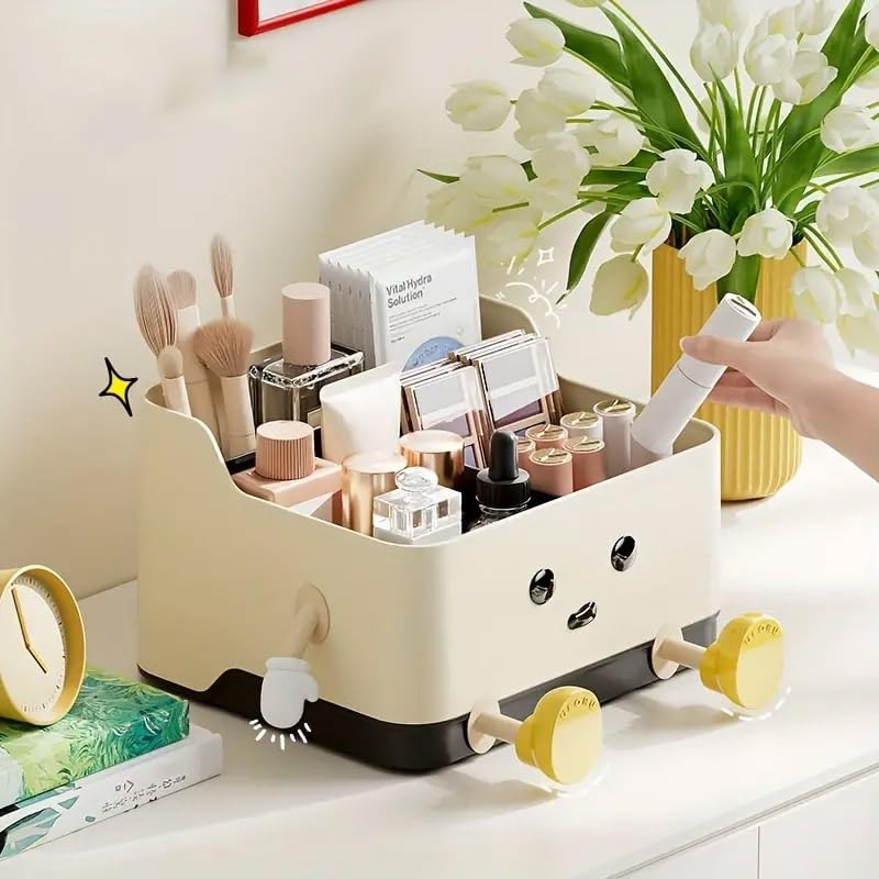 AIMALL Desktop Storage Box, 6.7 x 5.8 Inch Open Compartment