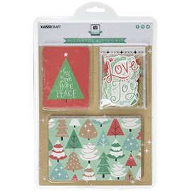 Kaiser Craft "Mistletoe Kisses" Captured Moments Kit with Cards/Collectibles and Overlays