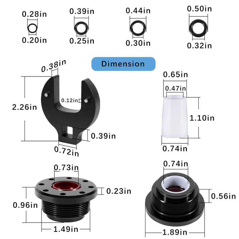 HS5157 HS5167 Hydraulic Steering Cylinder Seal Kit for Seastar Hydraulic