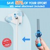 2025 Enhanced TidyMister Pool Vacuum Head with Wheels,Steering Handle Swimming