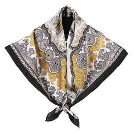 FAIRYGATE Scarf Gifts for Women Womens Scarves Silk Bandana 27.5 inch Square Scarf Fashion Silky Feeling Satin HeadScarf Neckerchief Neck Wrap for Women Ladies Scarfs Girls 95018