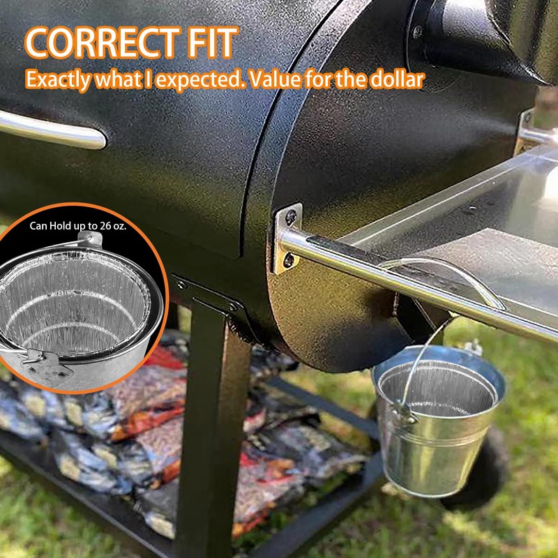 30 Pack 𝗚𝗿𝗲𝗮𝘀𝗲 𝗕𝘂𝗰𝗸𝗲𝘁 𝗟𝗶𝗻𝗲𝗿 Compatible for 𝗧𝗿𝗮𝗲𝗴𝗲𝗿，Ranger Drip Tray