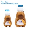 Ditucu Cute Capybara Plush with Cooking Chef Hat Bread Capibara