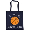 Hippowarehouse I'm Told I Like Basketball Tote Shopping Gym Beach