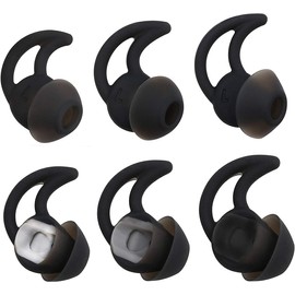 A-Pcas BOSE Eartips Eartips Earpads for Bose SoundSport / Bose SoundTrue/Bose QuietControl 30 wireless headphones(QC30) QC20 SIE2 IE3 etc. (Does not fit fully wireless earphones), S/M/L, 3 Sizes, 3