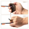 Ringsun Leather Archery Finger Tabs,Handmade Archery Finger Guard for Shooting