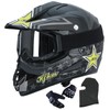 Motocross Dirt Bike Helmet with Goggle, Gloves & Mask,ATV,Motorcycle Adult