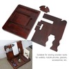 Wood Phone Docking Station Clear Texture Docking Station Organizer with