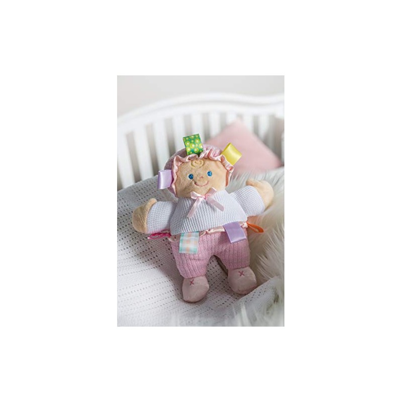 Taggies Baby Doll Huggable Plush Soft Toy with Sensory Tags,