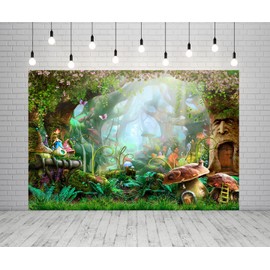 7x5ft(210x150cm) Baby Show Photography Backdrops Elves Fairy Tale Children Background Tree Hole Photo Backdrop for Party