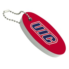 GRAPHICS & MORE UIC Primary Logo Floating Keychain Oval Foam Fishing Boat Buoy Key Float