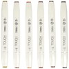 Touch Brush Marker Wood Colors 6er Set