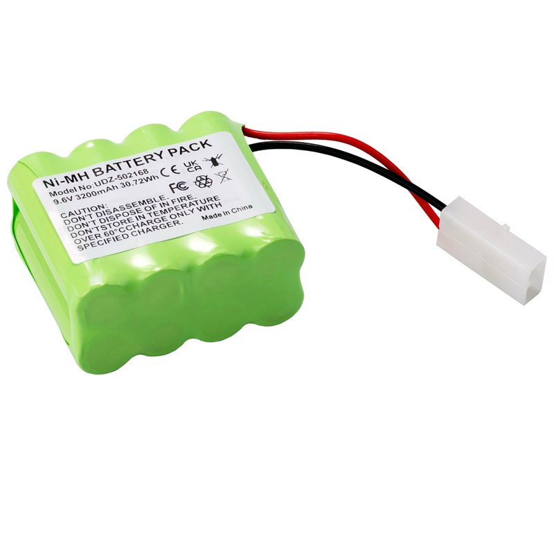 UNIKARO 9.6 V 3200 mAh NI-MH Battery Pack, Rechargeable AA